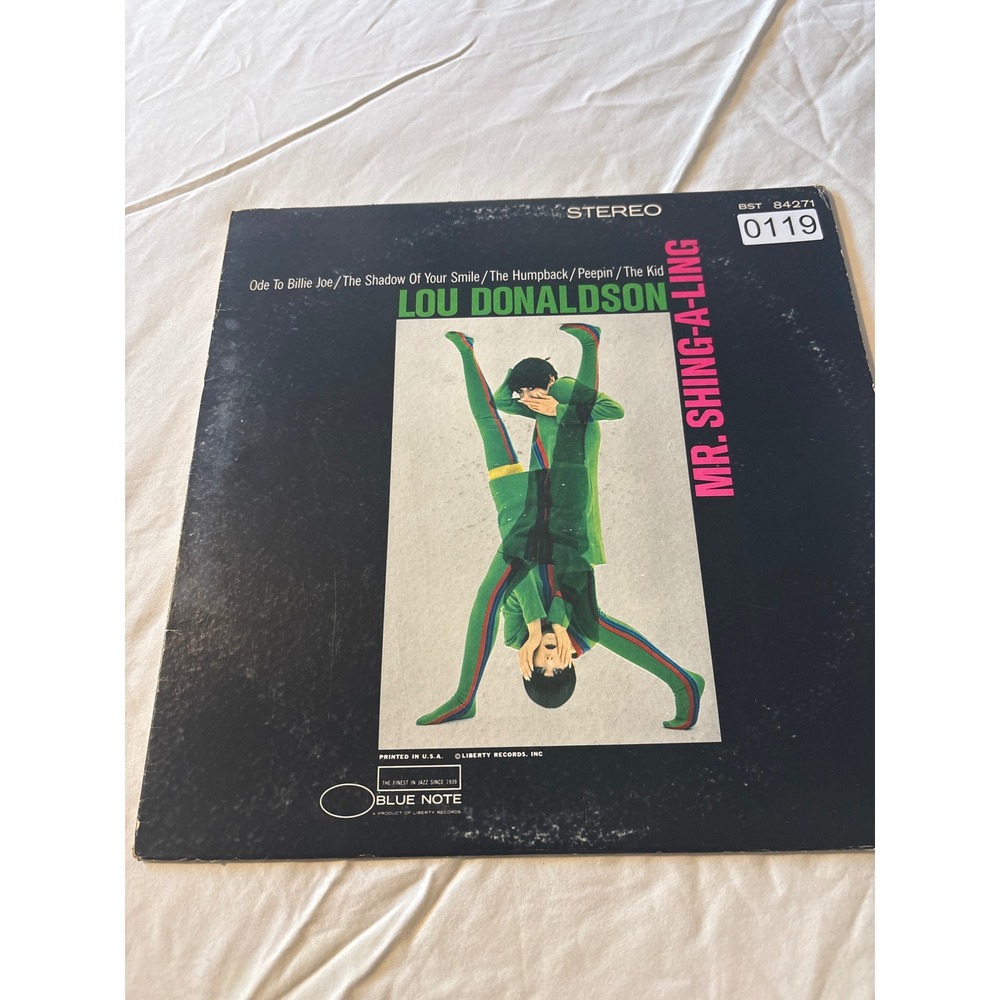 Blue Note Lou Donaldson Mr. Shing-A-Ling Vinyl LP BST 84271 Jazz Good Condition